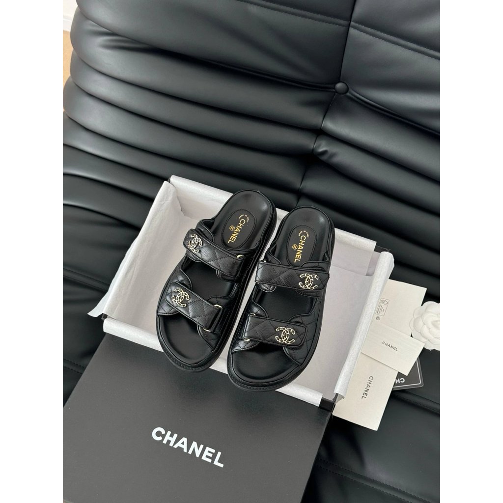 รองเท้าแตะ CHANEL Velcro ไซส์ครึ่งจาก 35-39