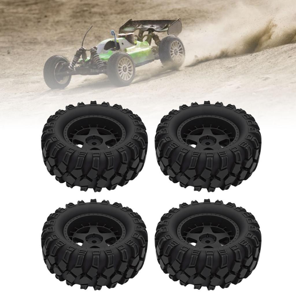 Ssrrou Generic RC รถยาง Strong Grip เหมือนจริงประสบการณ์สําหรับ 1/14 1/16 รถบรรทุกทําจากพลาสติกยาง /