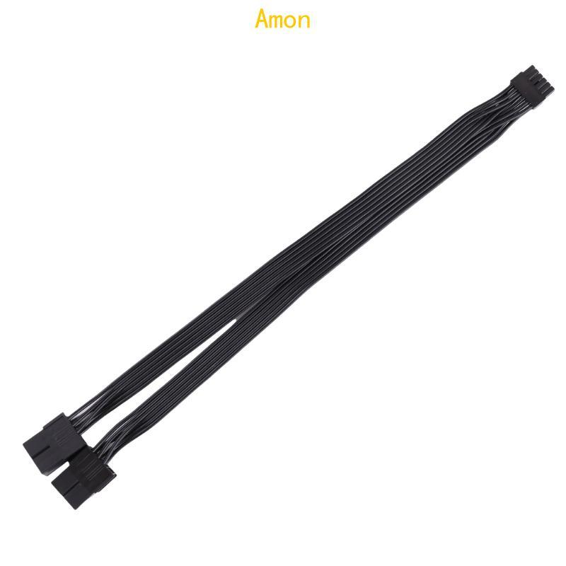 Amon Power Cable 8PIN x2 6+2P Female to GPU Video Card 12PIN for Graphics Card Wire