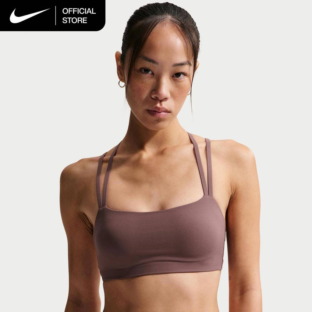 Nike Women's Zenvy Strappy Light-Support Padded Sports Bra - Tattoo [IB9848-502]
