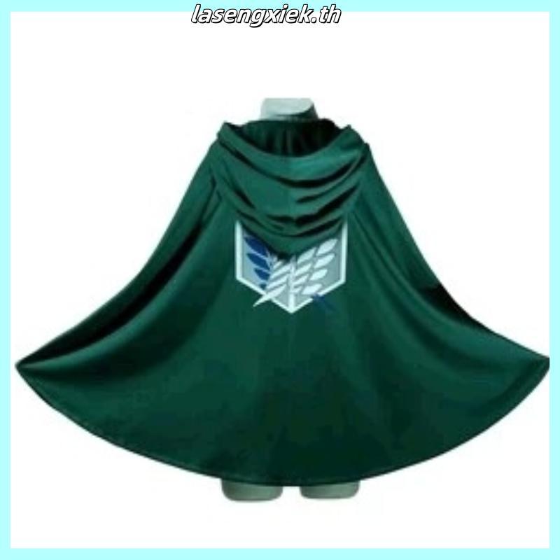 Attack On Titan Costume Green Cloak Japanese Anime Cosplay  Shingeki No Kyojin Hoodie Eren Levi Mika