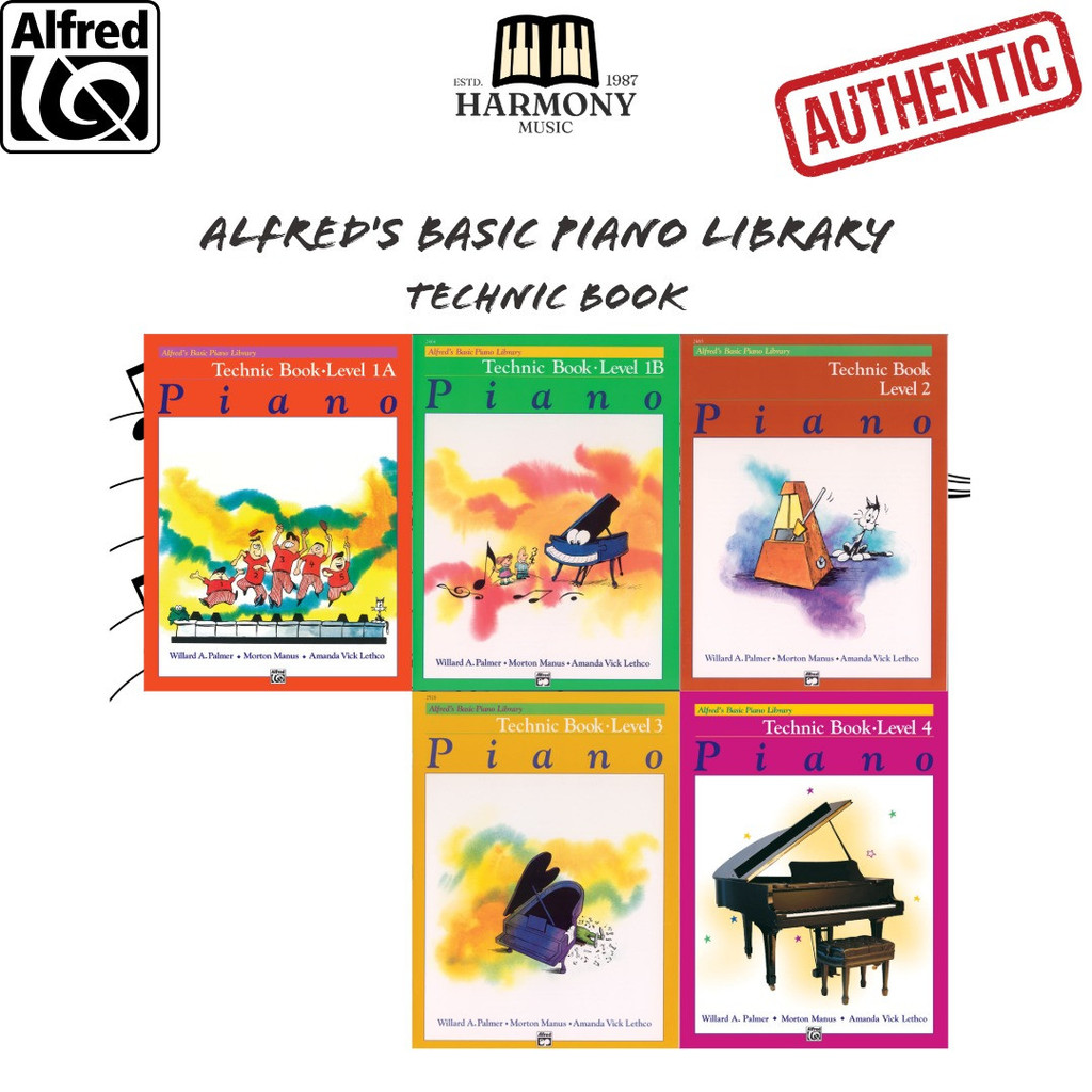 ALFRED Basic Piano Library Technic Book ABPL Technic Book