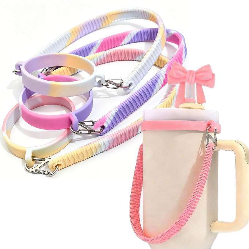 ถ้วยน้ําสายรัดซิลิโคนซิลิโคนนุ่มทนทานขวดน้ําสลิงผู้ถือ Owala Freesip16oz/24oz/32ozwater ขวด