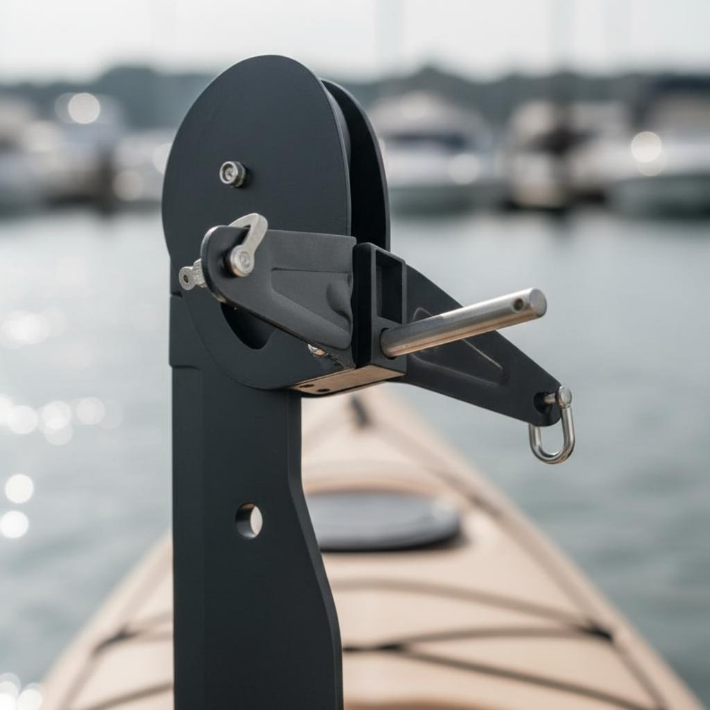 ไนลอนยาวนานก่อสร้าง Kayak Rudder คุณภาพสูงตกปลา Kayak Rudder Kit