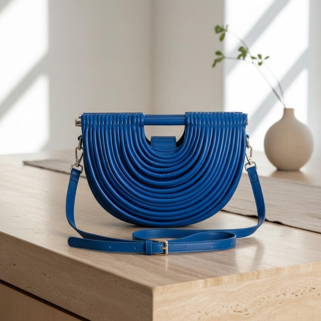การออกแบบฤดูร้อน Crescent Crossbody Bag กระเป๋าถือ Crescent Fringe Feature สําหรับออกนอกบ้านทุกวัน