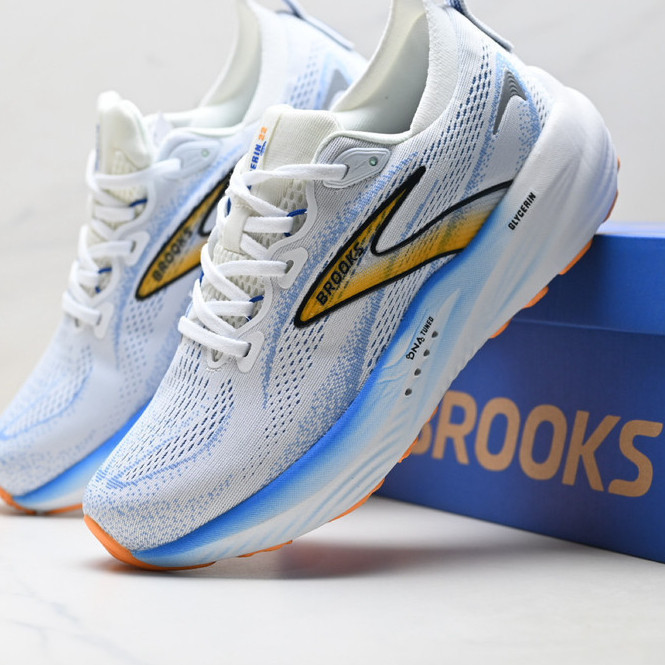 Brooks Glycerin 22 รองเท้าวิ่ง Low-Top กันลื่นสําหรับผู้ชายและผู้หญิง UFRO