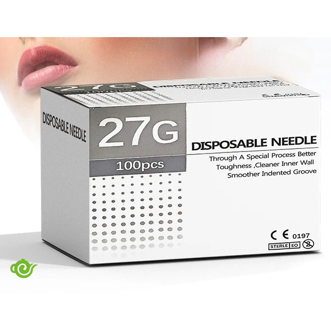30G 25 มม.13 มม.4 มม.เข็มแบบใช้แล้วทิ้งคุณภาพสูง 50 ชิ้น 10 ชิ้น