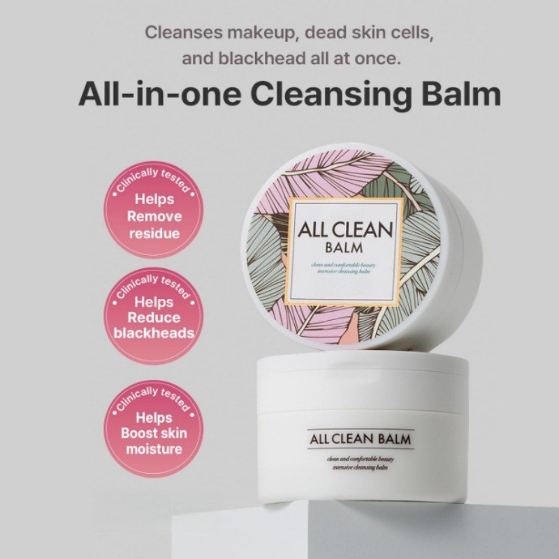 Popular~Spot Goods Cleansing Balm Waterproof Makeup Remover Facial cleanser Gentle Cleaning3z