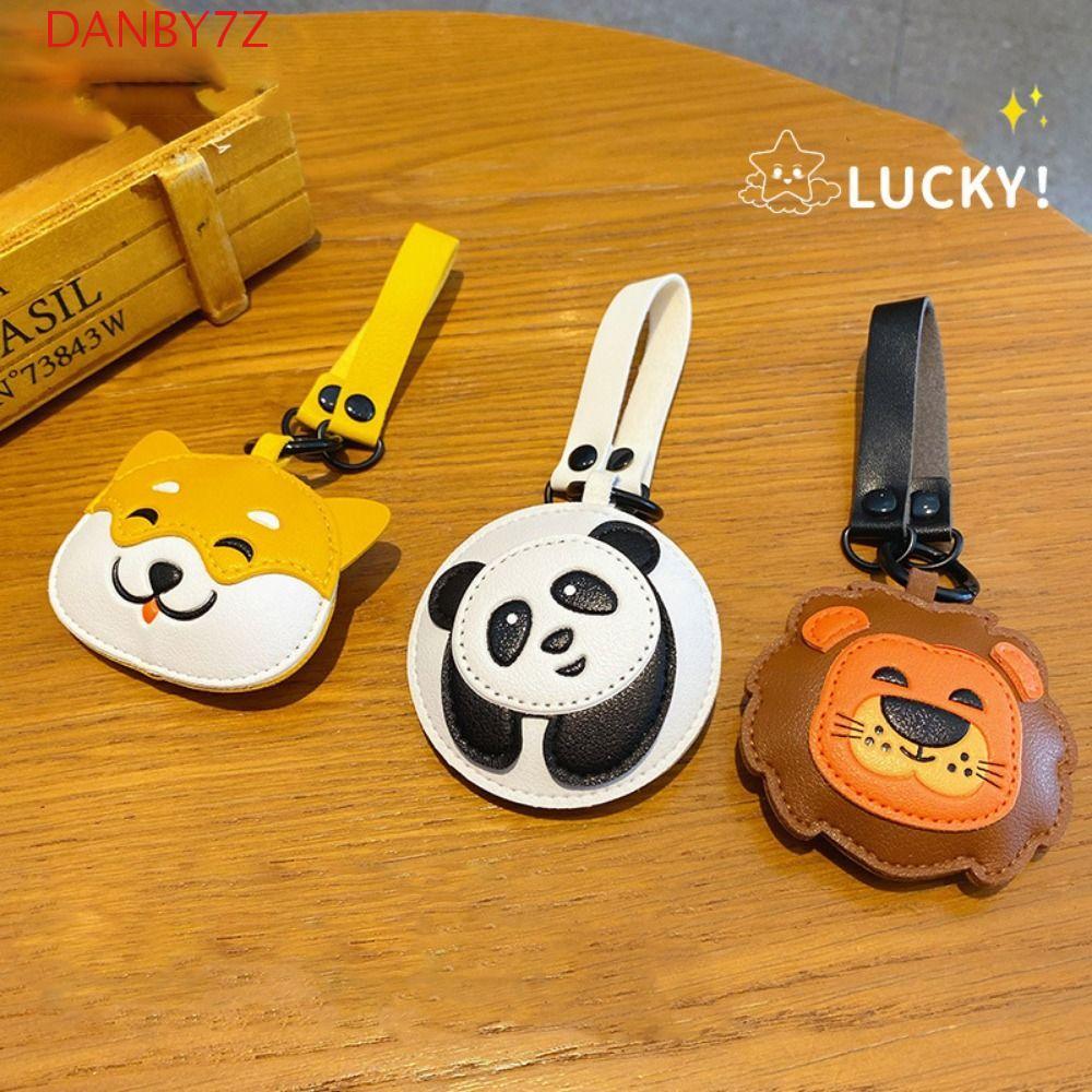 DANBY7Z แหวนกุญแจสัตว์, สนุกน่ารัก Panda จี้, พวงกุญแจรถ Shiba Inu Lion ตุ๊กตาจี้ที่ไม่ซ้ํากันที่ละเ