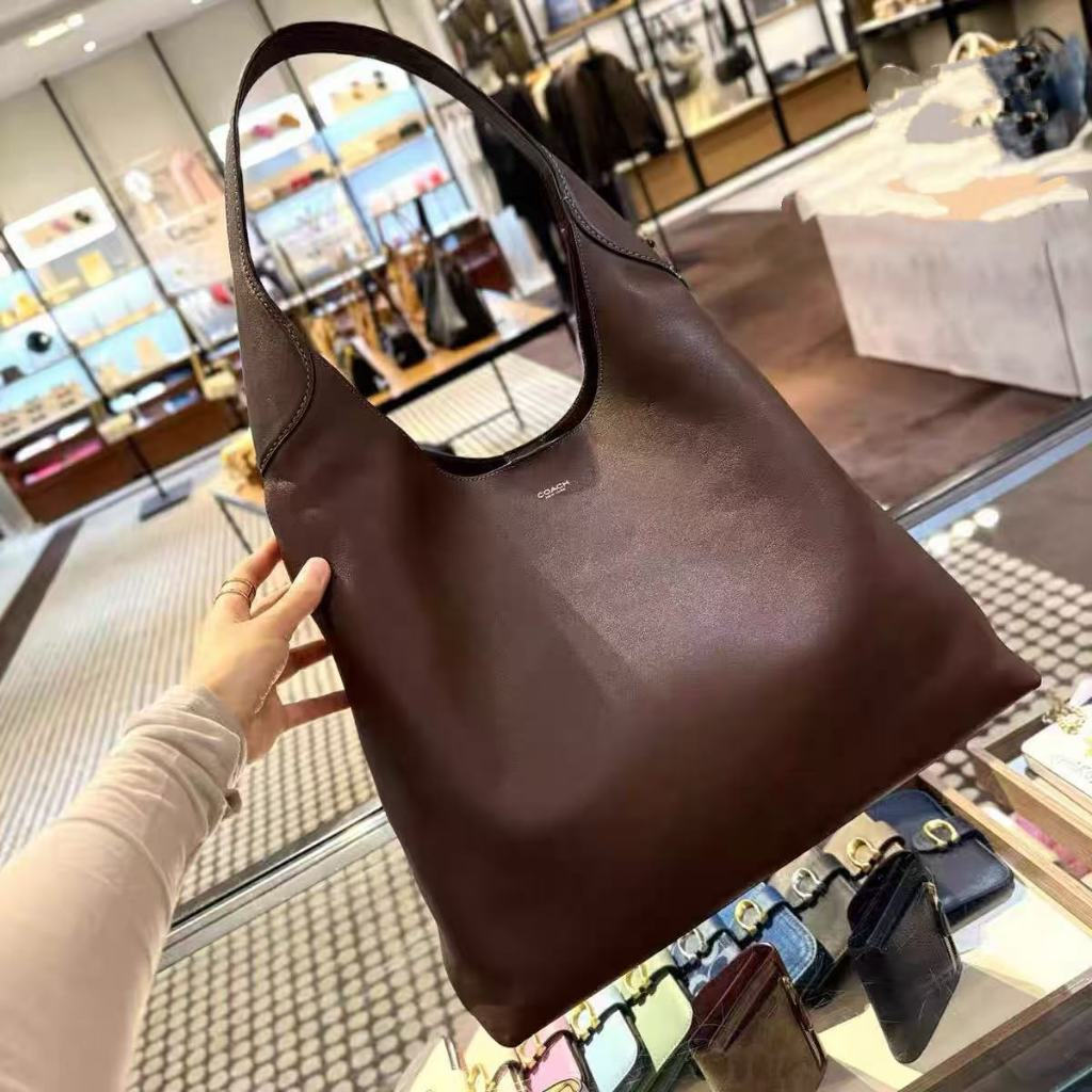 New Female Bag Cowhide Underarm Bag BROOKLYN No. 39 กระเป๋าสะพายสุภาพสตรีขนาดใหญ่ ลูกบาศ์ก044