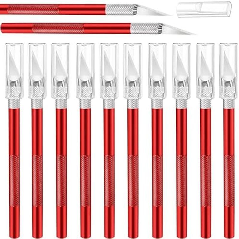 15 Pack Exacto Knife Set, Hobby Knife, Back to School Supplies Craft Knifes Kit for Art, Carving, DI