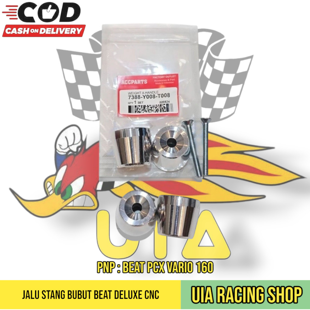 แฮนด์ PCX Jalu Beat Deluxe เครื่องกลึง Vario 160 Genio รุ่น CNC ดั้งเดิม
