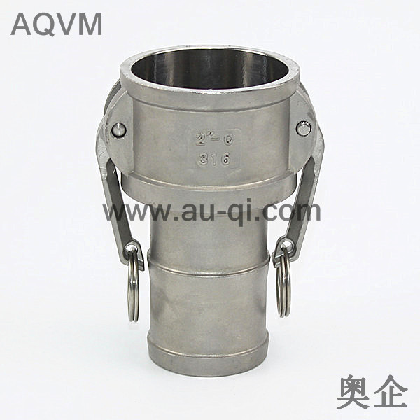 อลูมิเนียมอัลลอยด์/สแตนเลส C-Type Quick Connector, Barb Joint Quick-ติดตั้ง Water Pi