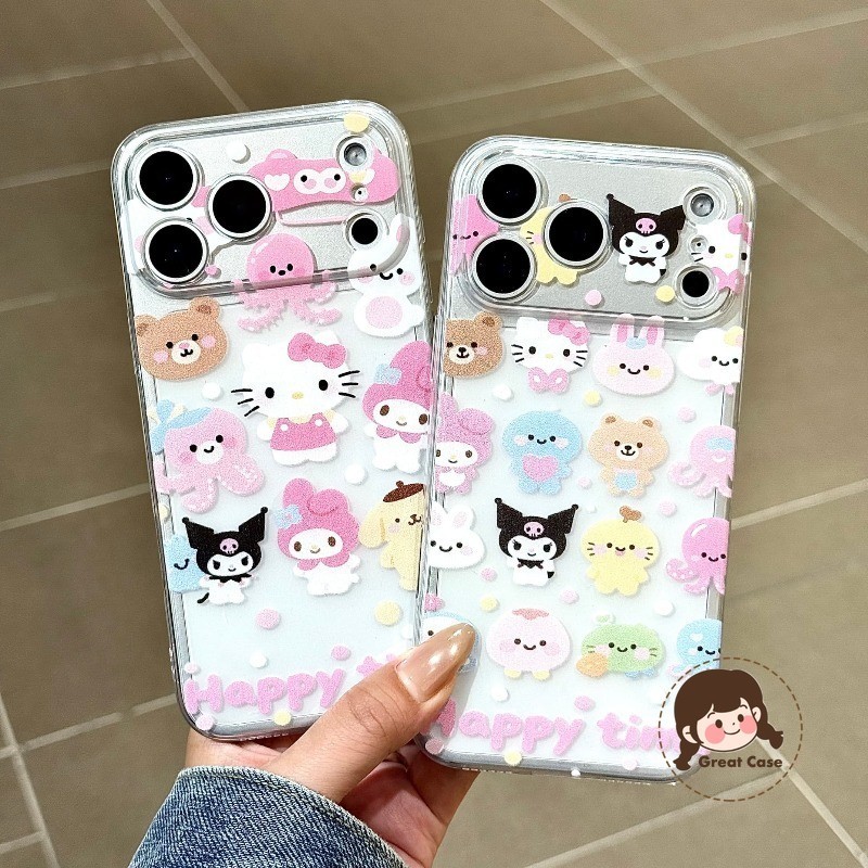 การ์ตูน Kitty เคสโทรศัพท์สําหรับ Vivo Y04 Y04S Y03 Y02 Y02s Y02A Y02T Y01 T4R T4X T2X T3 Lite T1 T1X