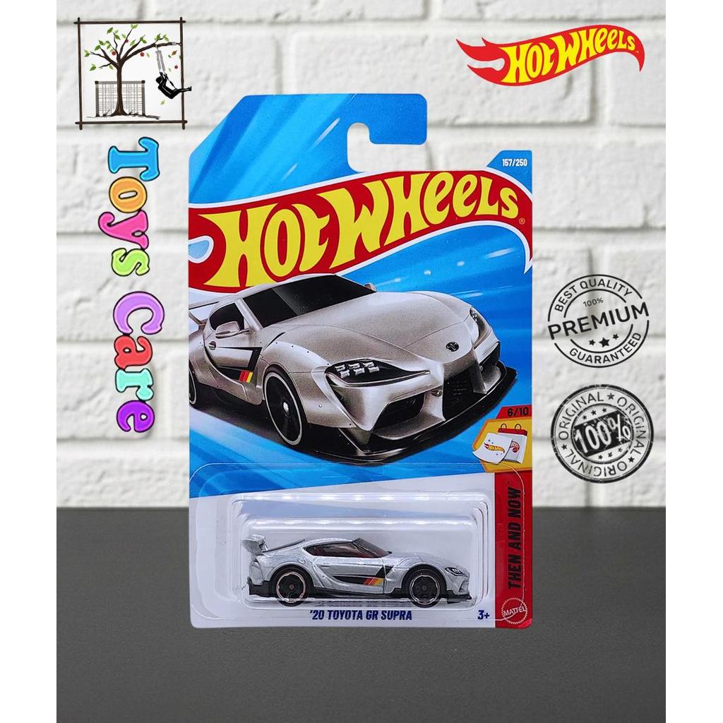 Hot Wheels Cars 20 Toyota GR Supra Silver Diecast JDM Sports Car