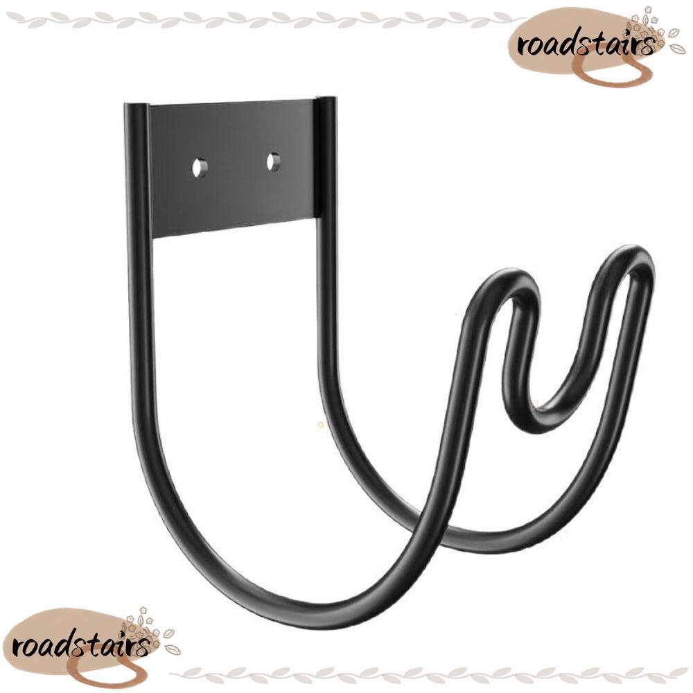 ROADSTAIRS Garden Hose Hanger, ติดตั้งง่ายติดผนังสวนท่อน้ํา, มัลติฟังก์ชั่นเหล็กโลหะท่อน้ํา Rack Outdoor Storage