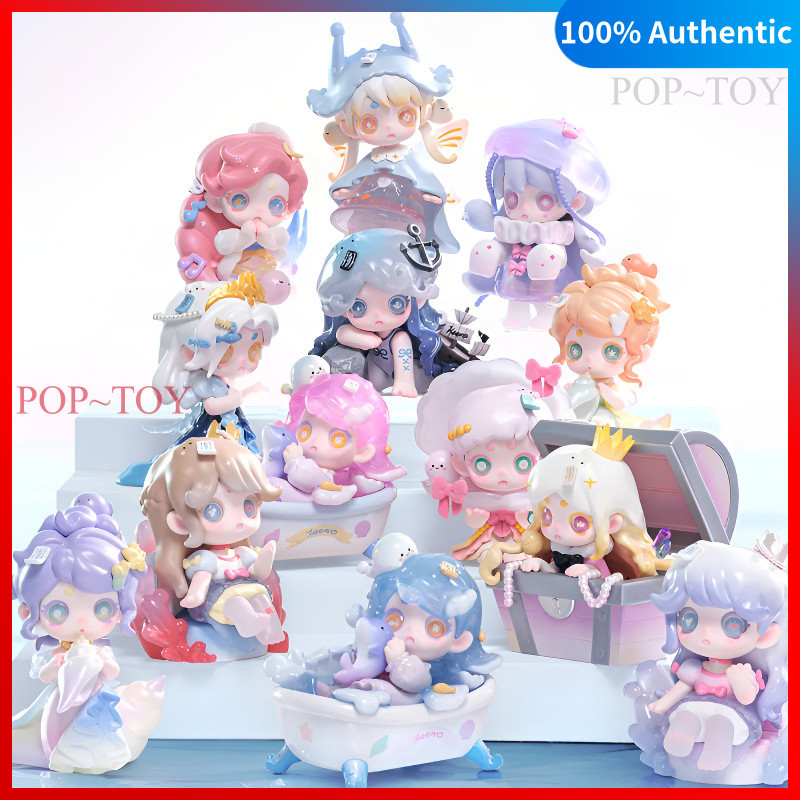 Keeno Wish on the sea Breeze Series Figures Blind box Desktop ornaments gifts figurines ของเล่น ตุ๊ก