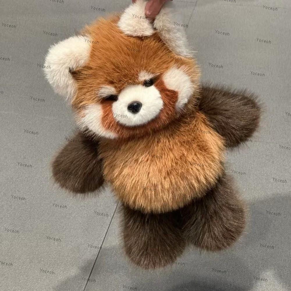 YOCEOH ตุ๊กตาสัตว์ตุ๊กตาหมอน, Raccoon Panda Run Plush ของเล่น, Creative Plush Soft Emotional Support