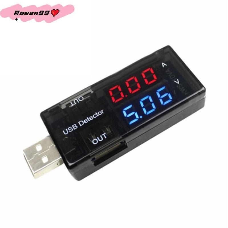 เครื่องตรวจจับแรงดันไฟฟ้าในปัจจุบันแบบ USB เครื่องทดสอบแบตเตอรี่โวลต์มิเตอร์แอมมิเตอร์ที่ชาร์จ