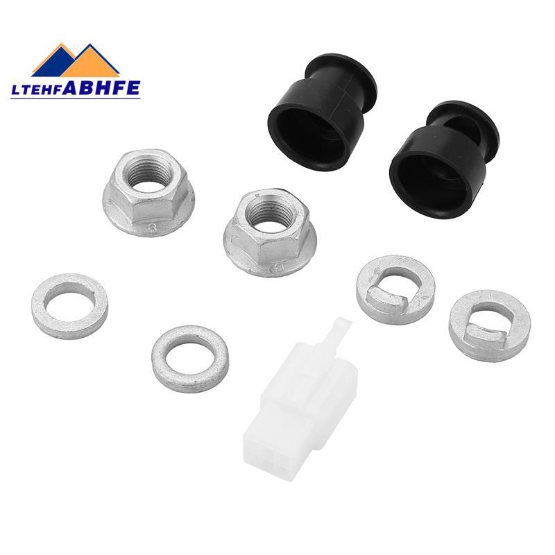 [ขายร้อน L]E-Bike ไฟฟ้าจักรยาน Hub Motor Axle Front Lock Nut /Lock Washer /Spacer /Nut Cover พร้อมเพ