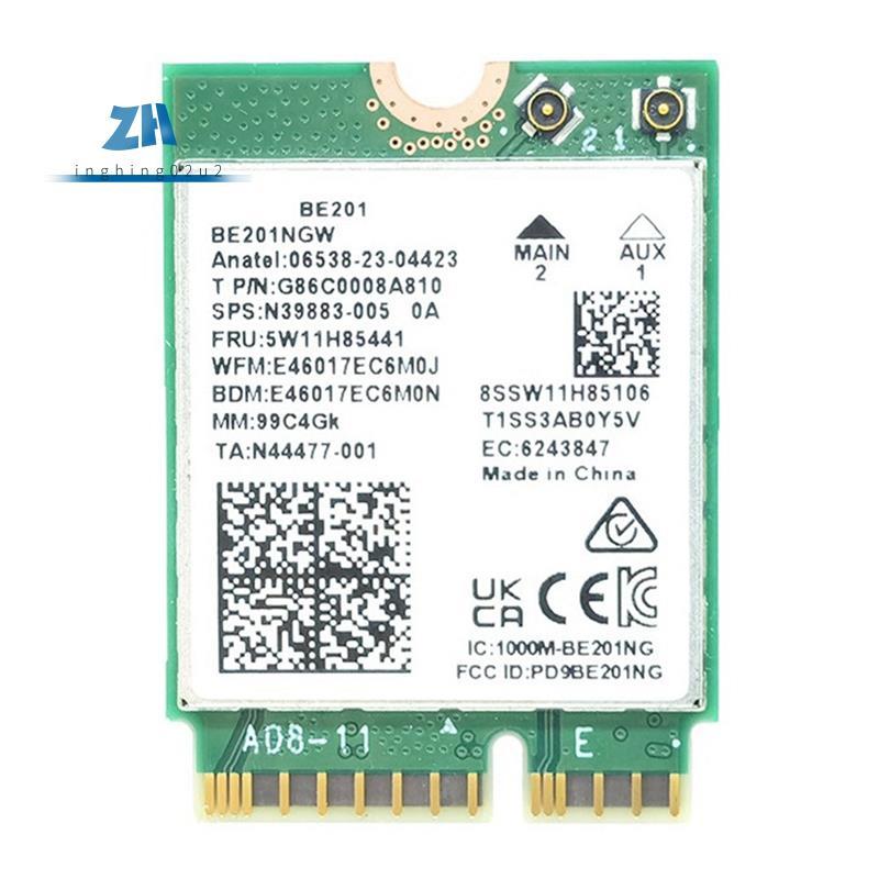 BE201 BE201NGW WIFI7 การ์ด M.2 Cnvio3 8774Mbps Tri-Band Bluetooth5.4 ไร้สาย WIFI การ์ดโมดูลสําหรับ W