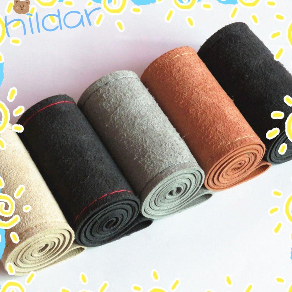 HLAR ฝาครอบพวงมาลัย, 15 นิ้วหนังไมโครไฟเบอร์รถ Handlebar COVER, Anti Slip Texture Anti Scratch ทนต่อการสึกหรอพวงมาลัยฝาครอบป้องกันพวงมาลัย DIY
