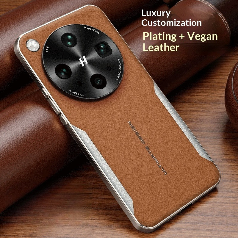 High end เคสโทรศัพท์หนังธรรมดาสําหรับ OPPO find X9S X9 X8 Ultra/Pro X8S Plus Reno 15 14 13 Pro max เลนส์โลหะกรอบ anti drop case Electroplated TPU กรอบนุ่มฝาครอบป้องกัน