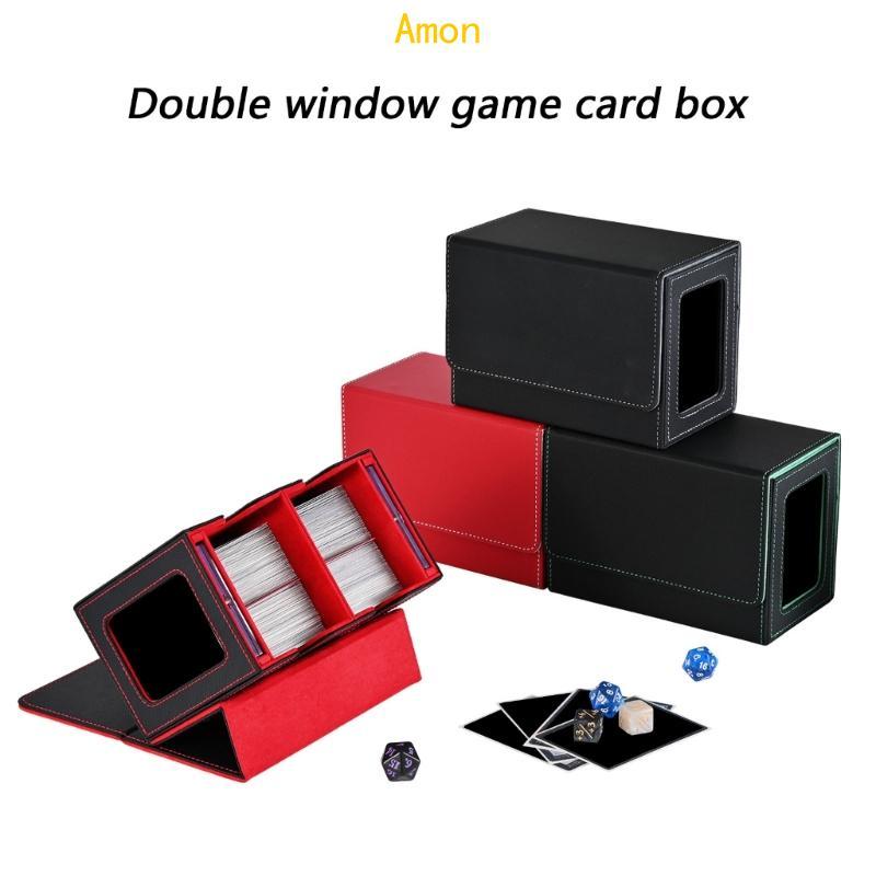 Amon Magnetic Closed Card Storage Box Portable Trading Card Deck Box