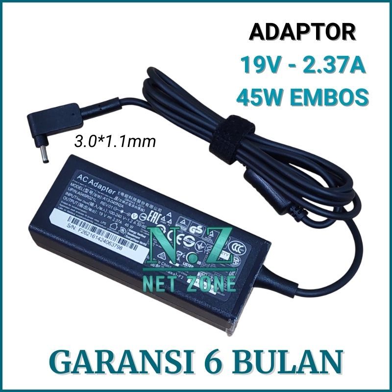 45W อะแดปเตอร์ชาร์จสําหรับ Acer Aspire 3 A314-22 A314-22G Series EMBOS -NZONE