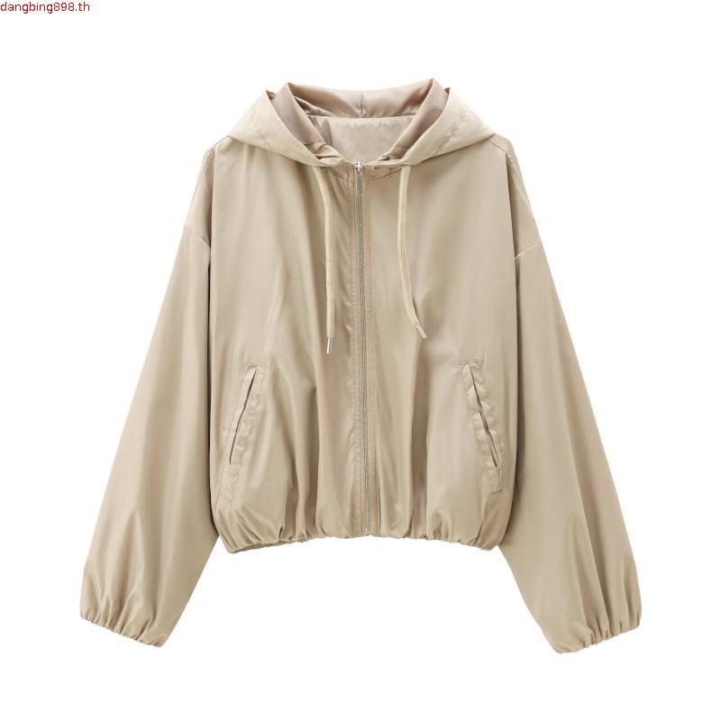 UNIQLO ของแท้ เสื้อฮู้ดกันยูวี พับเก็บได้