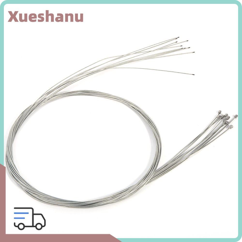 XUESEEE 10 ชิ้นจักรยานเสือหมอบสายเกียร์,สแตนเลส Shifter สําหรับขี่จักรยานถนนที่ครอบคลุม Shifter ชุดส