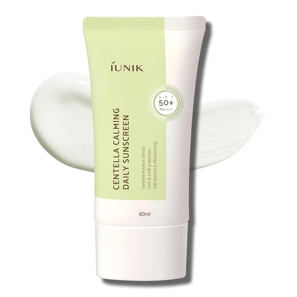 IUNIKCentellaCalmingDailyMoistureครีมกันแดดSPF50+PA++++Matte&NoCastCentellaAsiaticaDryOilySensitiveV