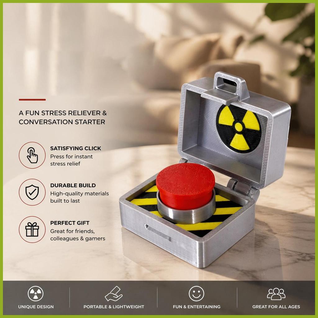 Fidget Clicker ปุ่มบรรเทาอุปกรณ์เสริมโต๊ะความเครียด รูปที่ 4