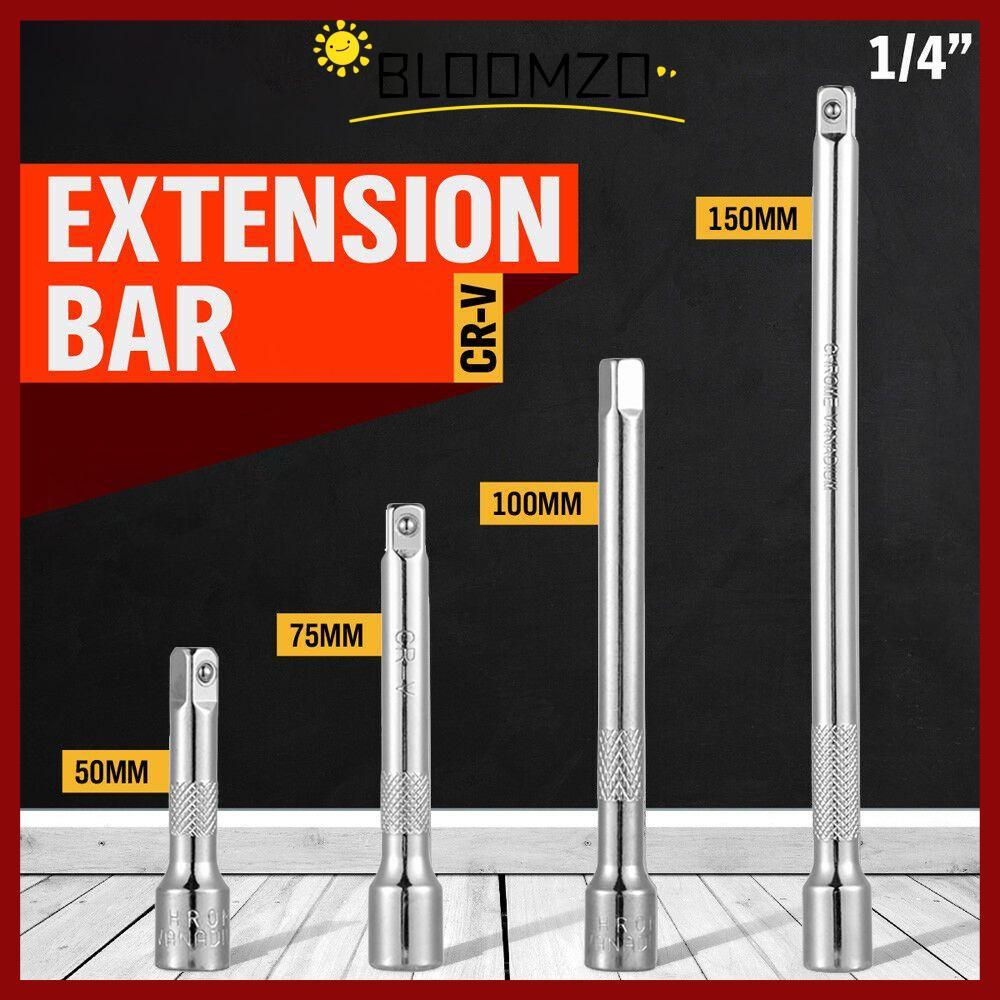 จัดส่งจากประเทศไทยBLOOMZO Drive Ratchet Socket Adjustment Tools Long Shaft Anti-fall 1/4" Shank