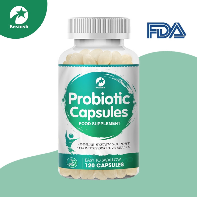 Kexinsh Organic Raw Probiotic 100 Billion CFU อาหารเสริมสําหรับผู้ใหญ่ที่ครบครันด้วยเอนไซม์พรีไบโอติ