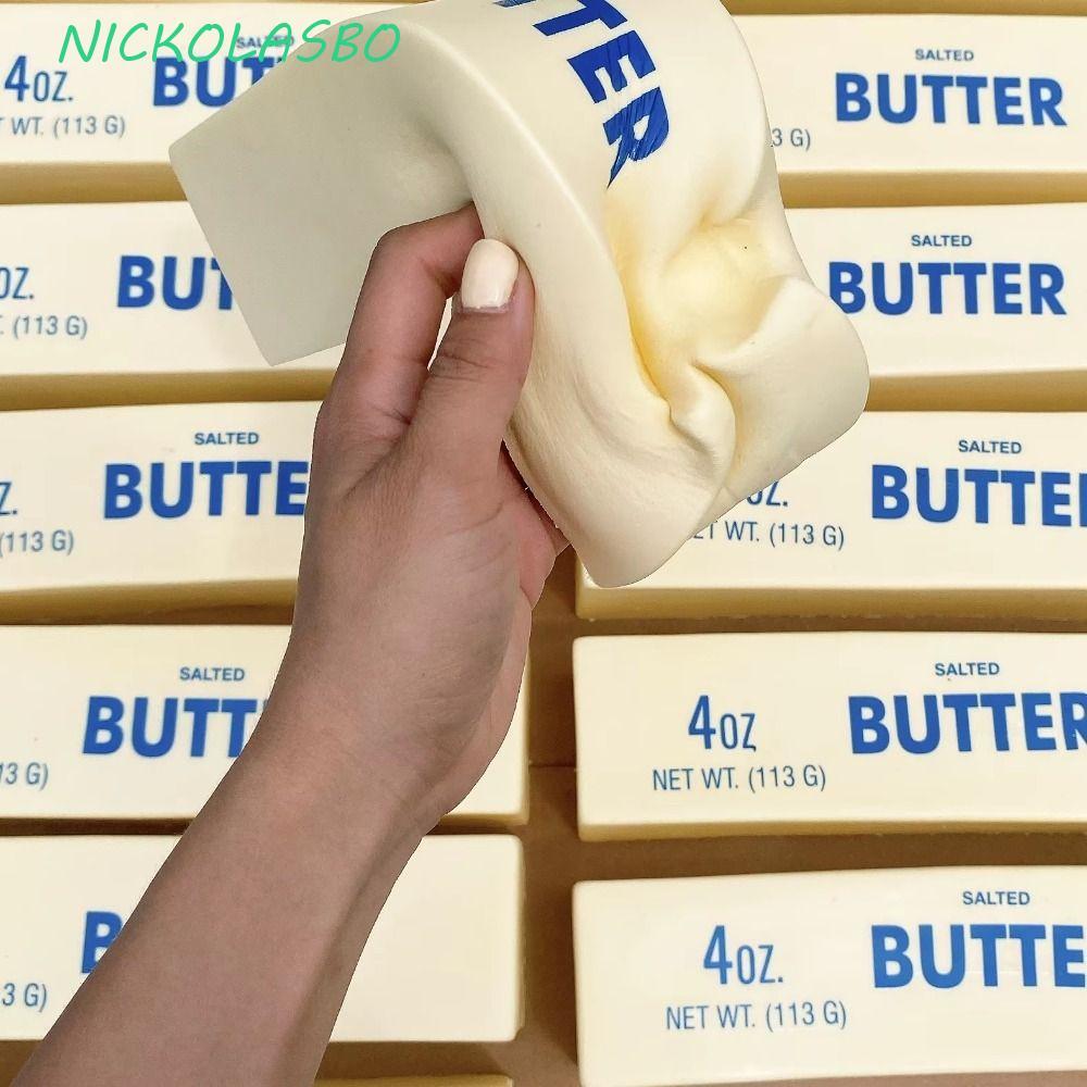 CORAZOKIS Big Butter Stick บีบ นวด ยืดช้า 24 ซม. ยืดหยุ่นสมจริง奶酪蛋糕บาร์ ของเล่นคลายเครียด