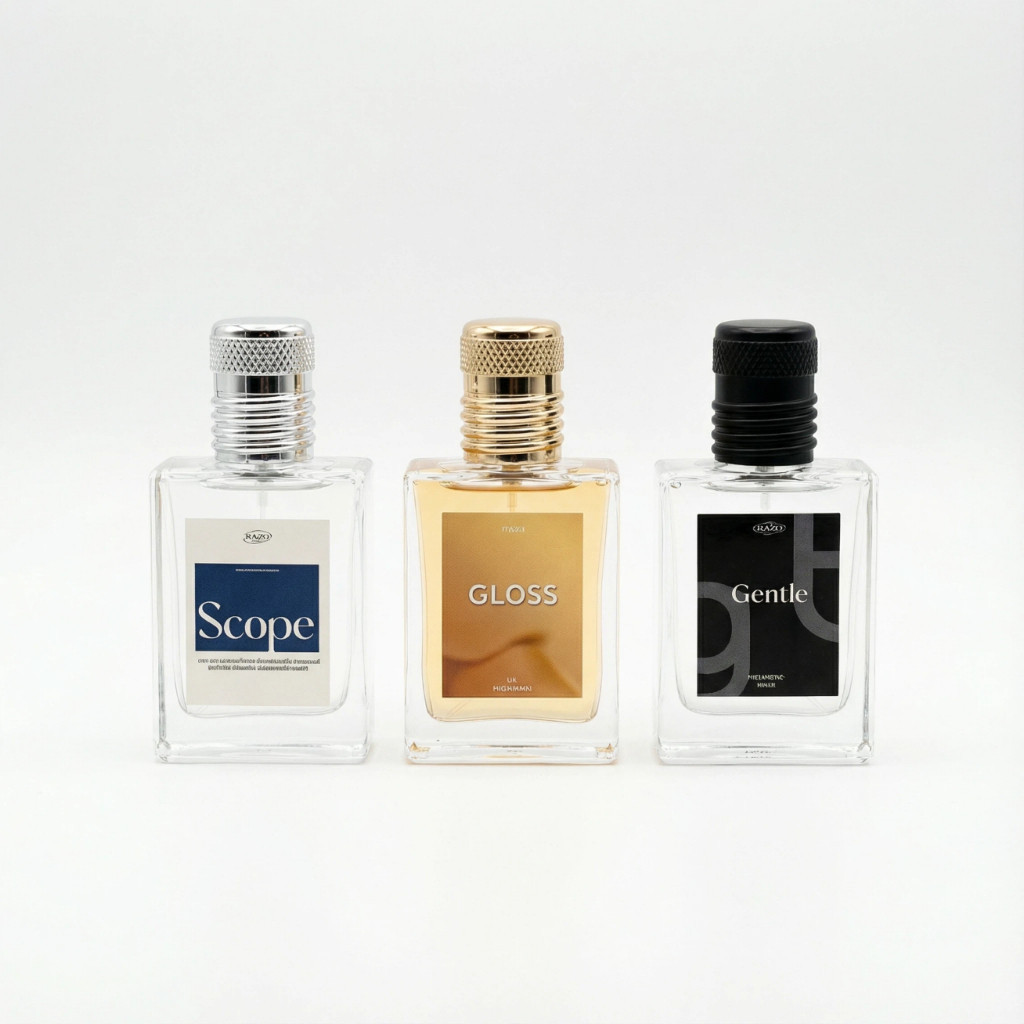 น้ำหอม RAZO Perfume สำหรับผู้ชาย กลิ่นหรู Scope / Gloss / Gentle หอมติดทนนาน เทียบแบรนด์ดัง