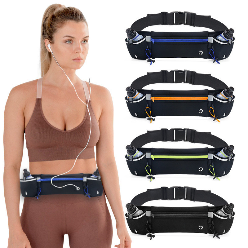 Spot Goods#Outdoor sports waist bag, fitness close-fitting running phone waist bag, fitness water bo