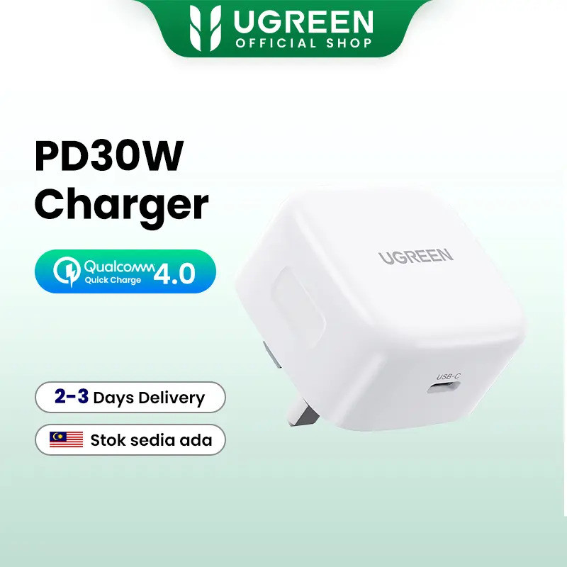 (W)UGREEN - เครื่องชาร์จเร็ว PD30W, 70197