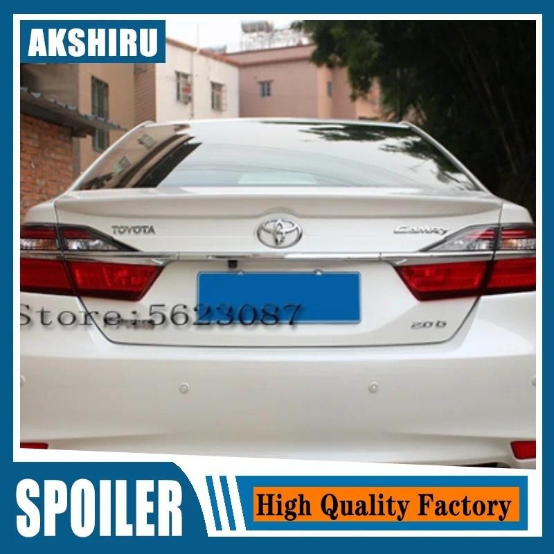 สําหรับ Toyota Camry สปอยเลอร์ 2012-2017 คุณภาพสูงวัสดุ ABS ยานยนต์ด้านหลัง wing Primer สีสปอยเลอร์ด้านหลังสําหรับ Camry top wing