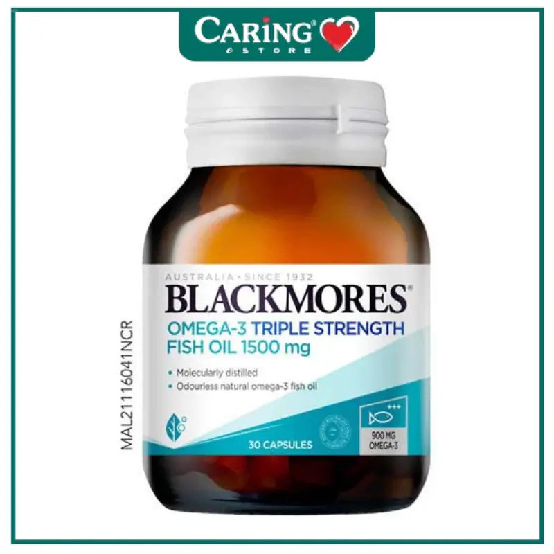 BLACKMORES OMEGA-3 TRIPLE STRENGTH FISH OIL 1500MG 30S