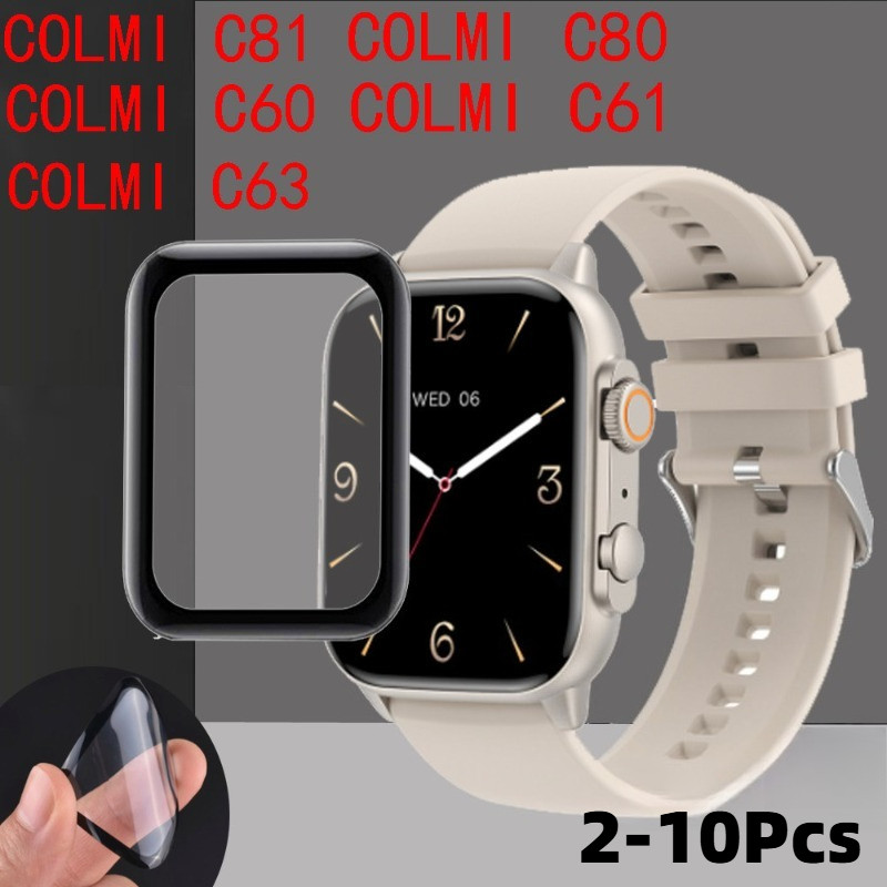 2-10 ชิ้นโค้งฟิล์มกระจกนิรภัยสําหรับ Colmi V68 P9 P81 P8 P71 P50 P30 P28 P20 Plus ผสมขอบสีดําป้องกัน
