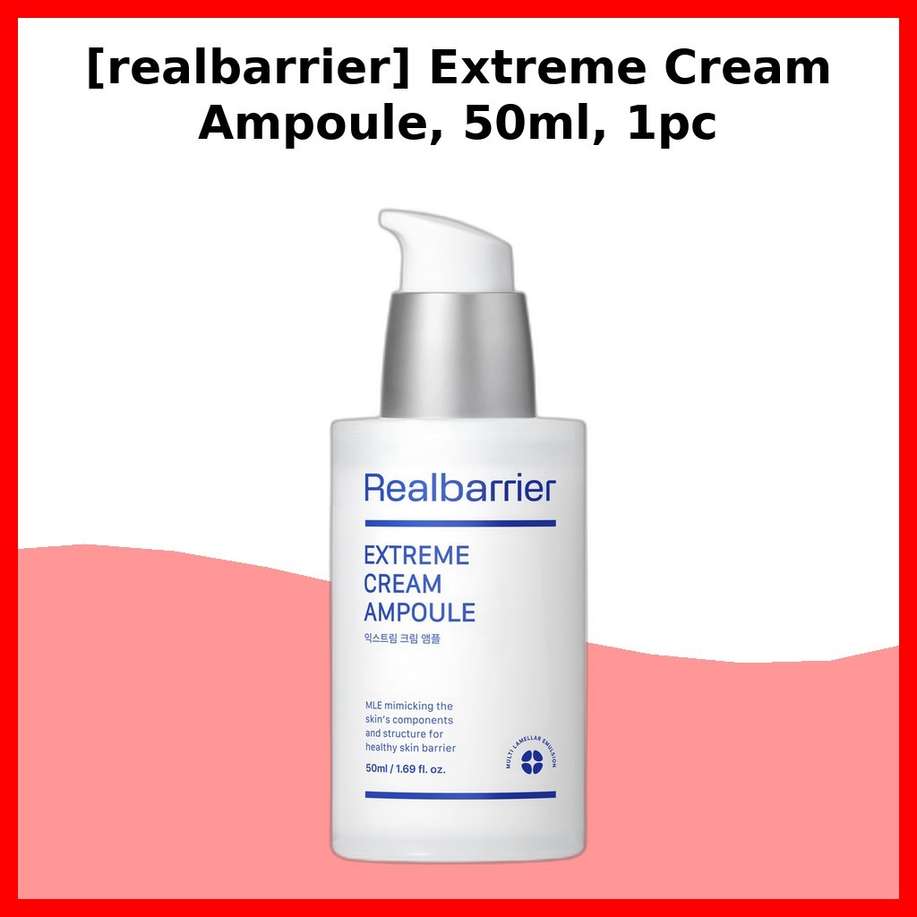 [realbrier] Extreme Cream Ampoule, 50ml, 1pc / Korean Ampoule Cream / Moisture Barrier / ของแท้ 100%