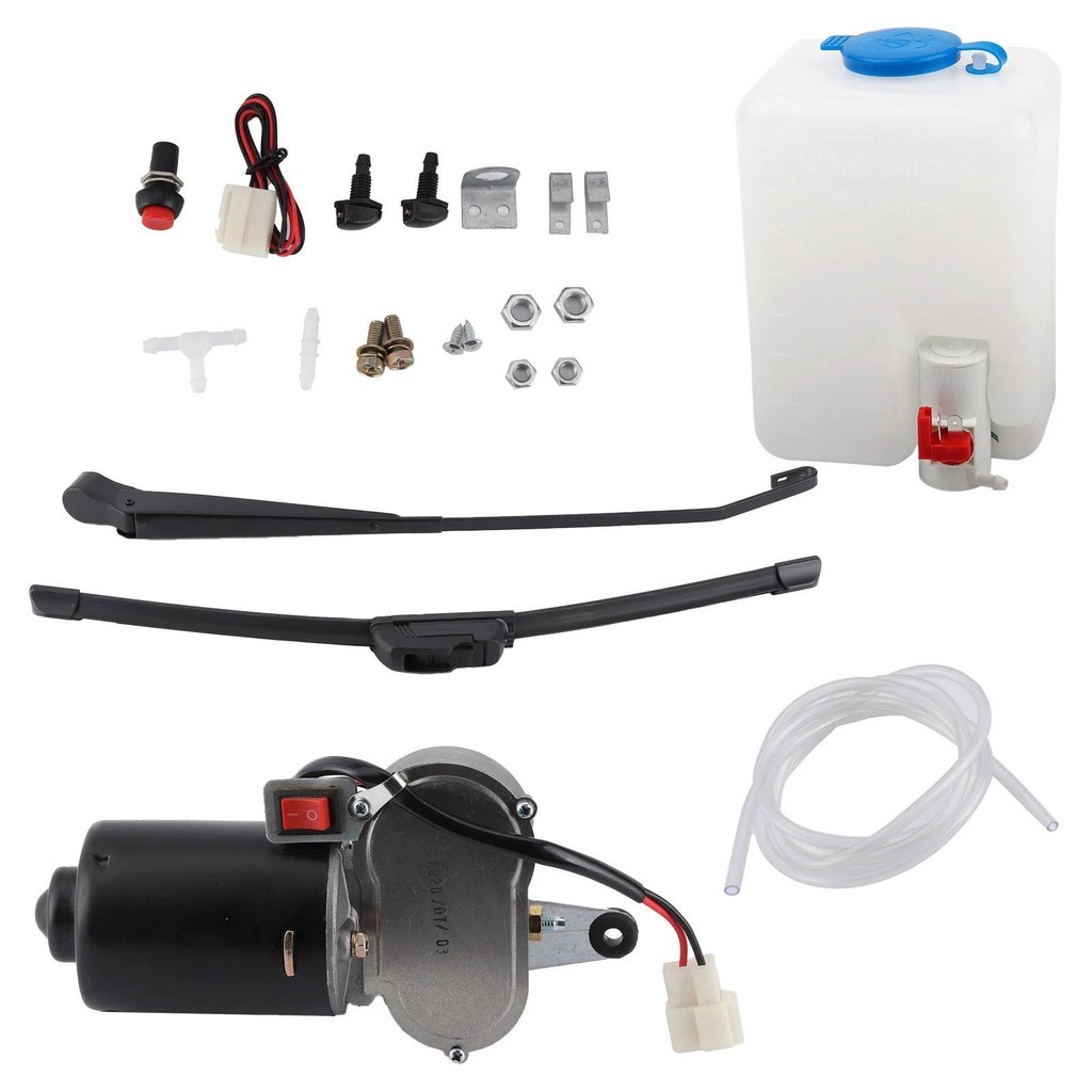 รถกระจกไฟฟ้า Wiper Assembly Kit Universal Auto อะไหล่อุปกรณ์เสริมสําหรับ UTV ATV