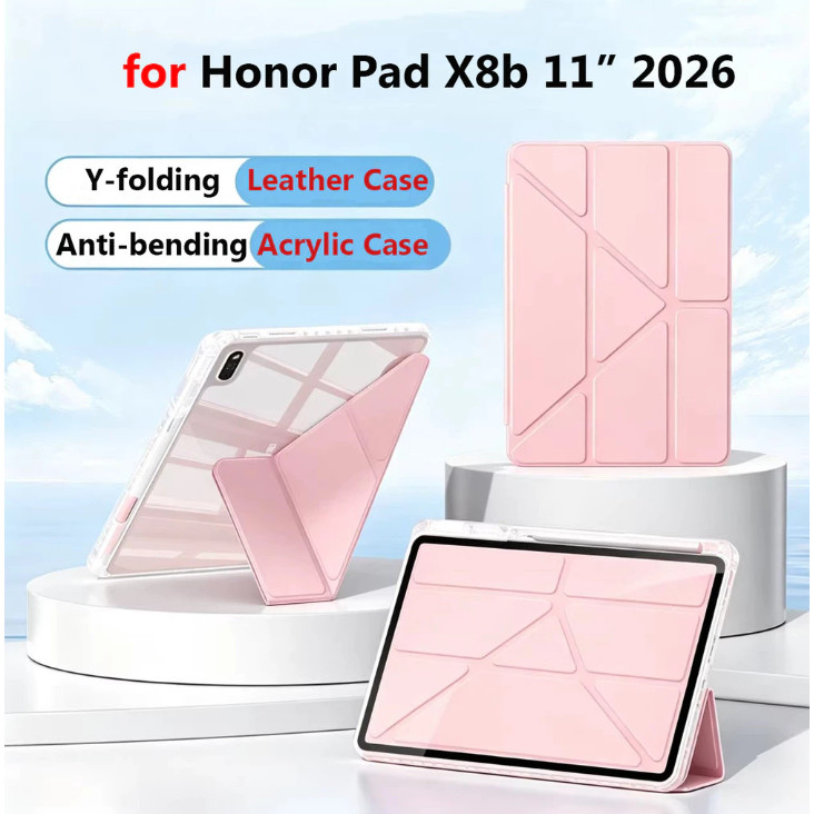 อะคริลิคใส Y-พับสําหรับ Honor Pad X8b 11 "NDL2-W09 2026 Pad X8a Pad X9a 2025 11.5" ELN2-W09 Pad V9 R