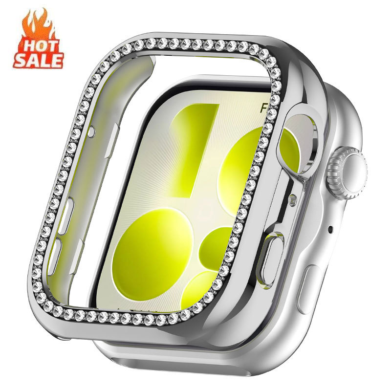 เพชรสําหรับ Huawei Watch Fit 4 Pro Fit 5 Pro อุปกรณ์เสริม All-Around hollow PC กรอบกันชนป้องกันสําหรับ Huawei Watch Fit 5 4 3 ฝาครอบ