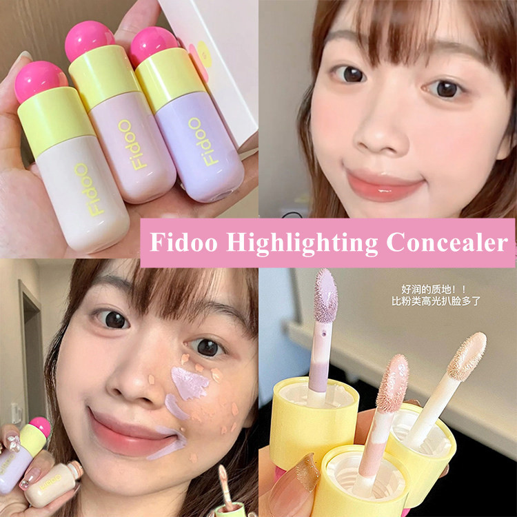 Fidoo CONCEALER and Highlighter Serum - Matte Liquid Highlighter - คอนซีลเลอร์