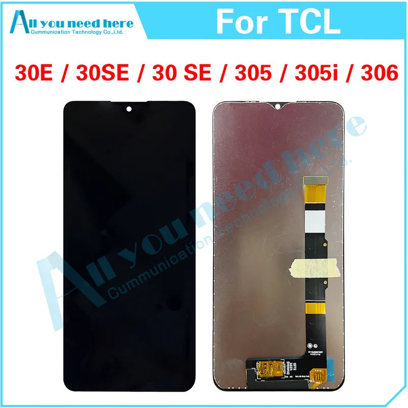 100% Test สําหรับ TCL 30E 30SE 30 SE 305 305i 306 6102 6102A 6102D 6102H 6165 6127 จอแสดงผล LCD Touc