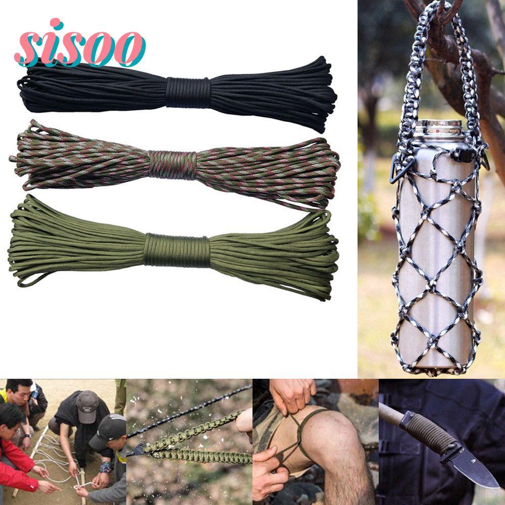 SIO 25/50/100FT 550LB เชือกสำหรับแคมปิ้งและกลางแจ้ง ทนทาน มัลติฟังค์ชัน