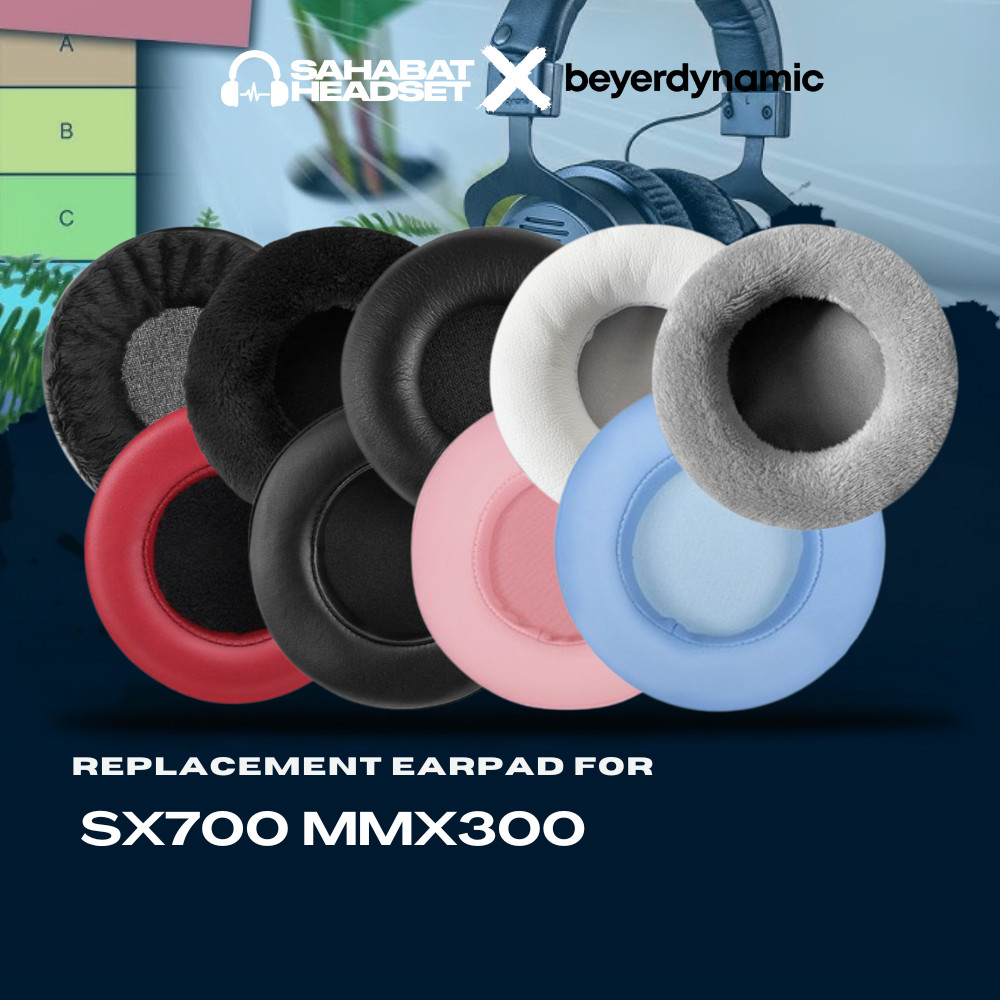 แผ่นรองหูฟัง Earcup Earcushion Beyerdynamic SX700 MMX300 แผ่นโฟม